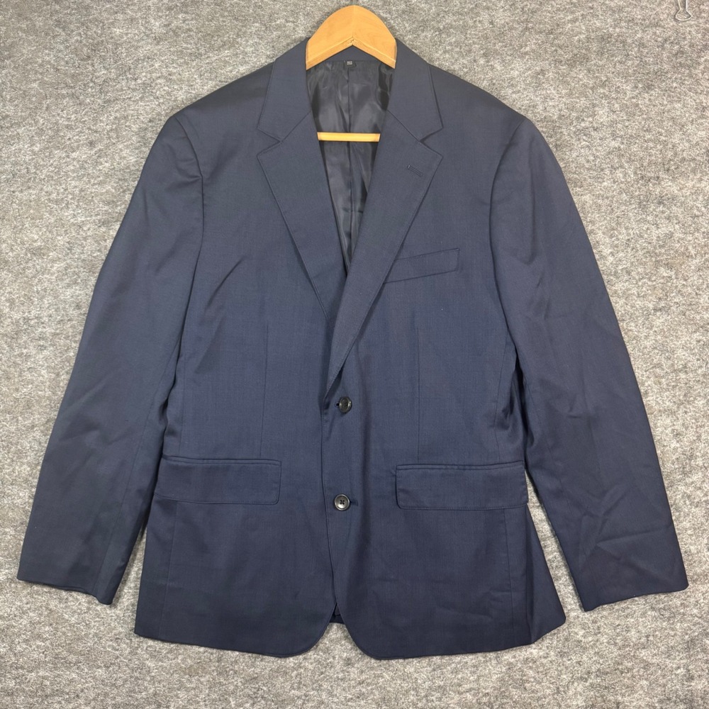 Bonobos Slim Fit Blazer Jacket Mens 40S Navy Blue Wool Sport Coat Preppy